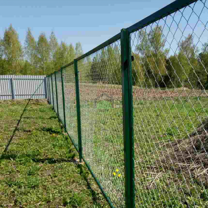 Секционные заборы из сетки рабица 200 метров в Куровском